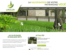 Tablet Screenshot of jaulin-paysages.com